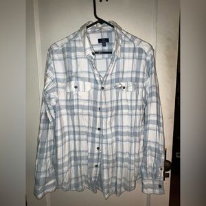 Flannel man button down.
